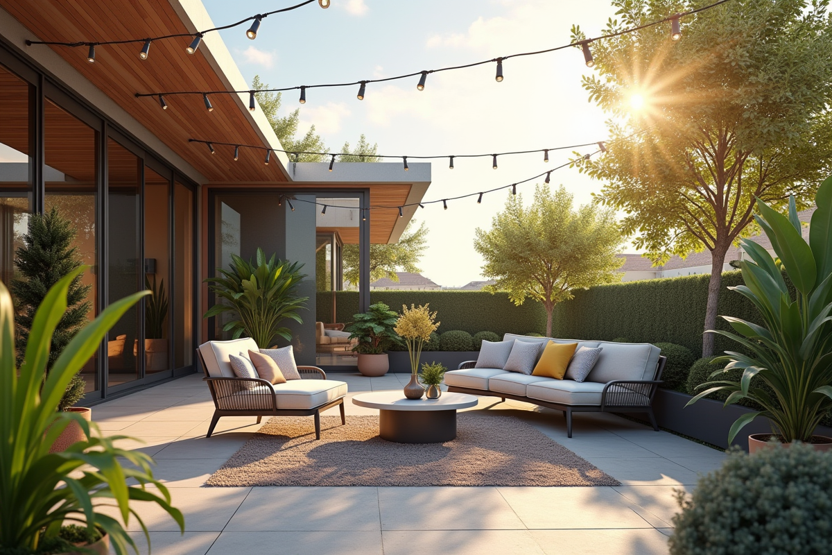 Créer une terrasse en béton : astuces pour un design singulier