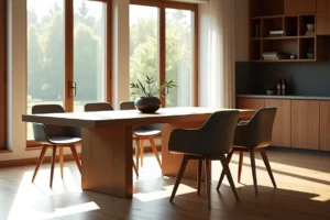 Comment choisir le pied de table en bois idéal pour votre intérieur